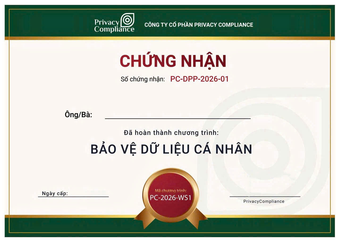 Chứng nhận